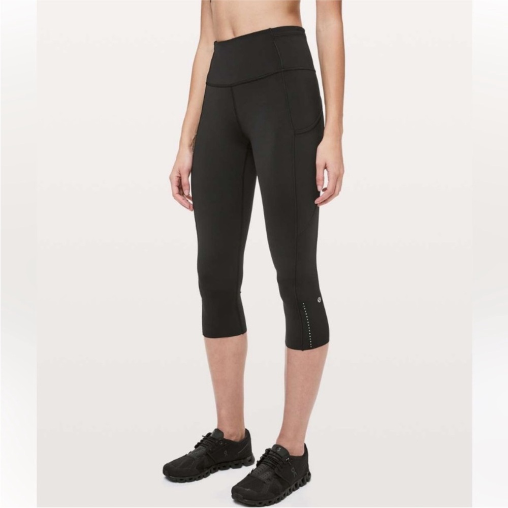 Lululemon Fast & Free crop Leggings